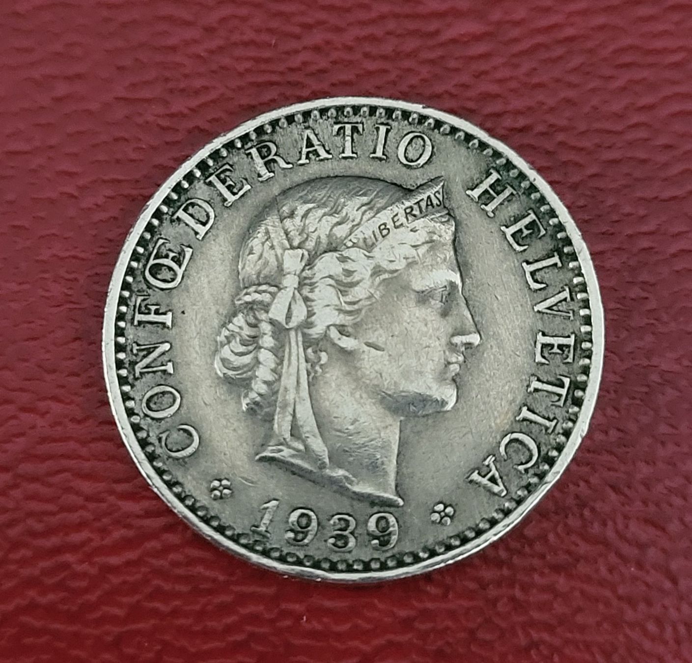 Tutti le monete: Schweiz 20 Rappen 1939 – Usato da Schindellegi venduto da Peter8834
