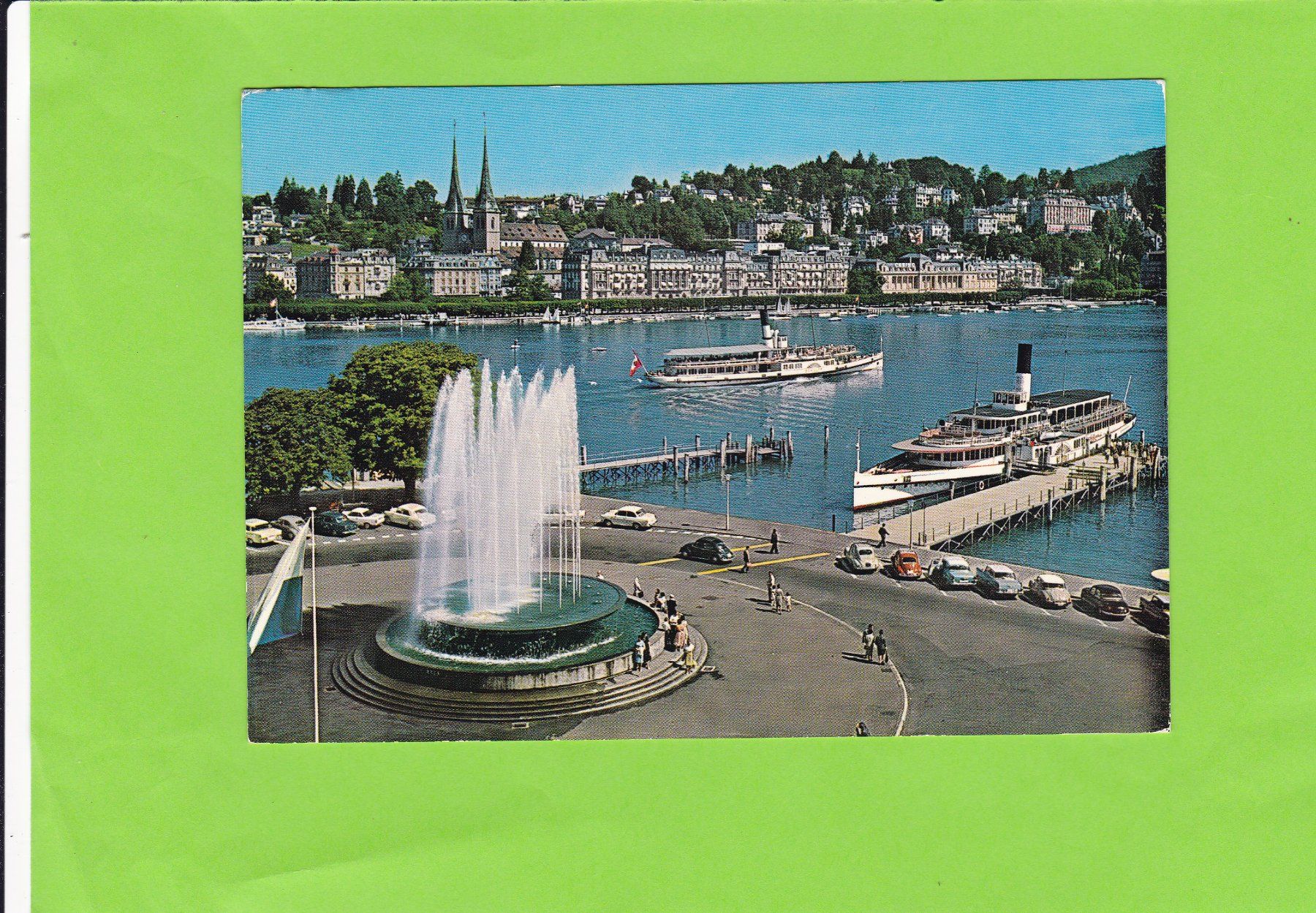 Cartoline postali: Luzern-Wagenbachbrunnen – Usato da St. Peterzell venduto da neckertal