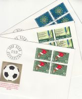 SBK 487 - 489 4er Block FDC