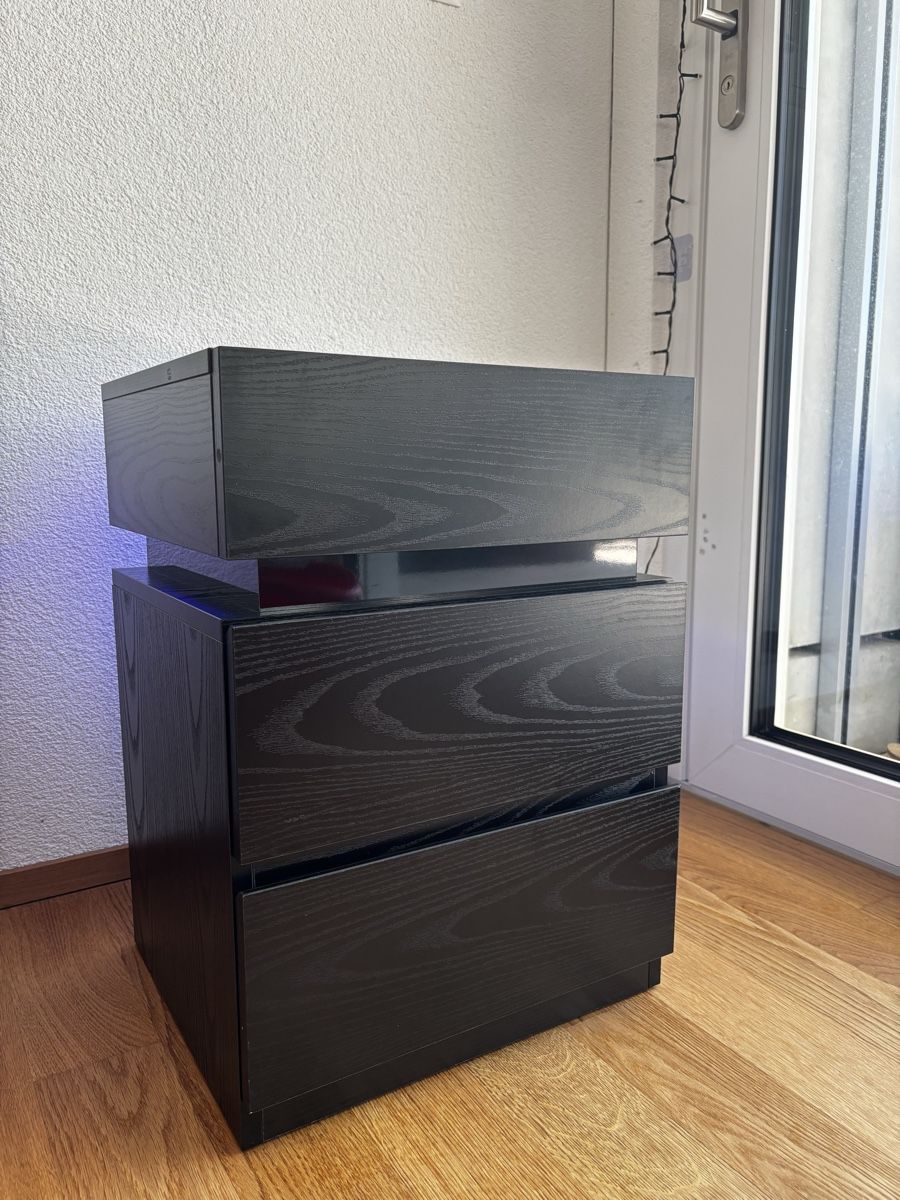 Comodini: Nachttisch Vasagle Moon mit LED-Beleuchtung – Usato da Horn venduto da Valentino_A 3