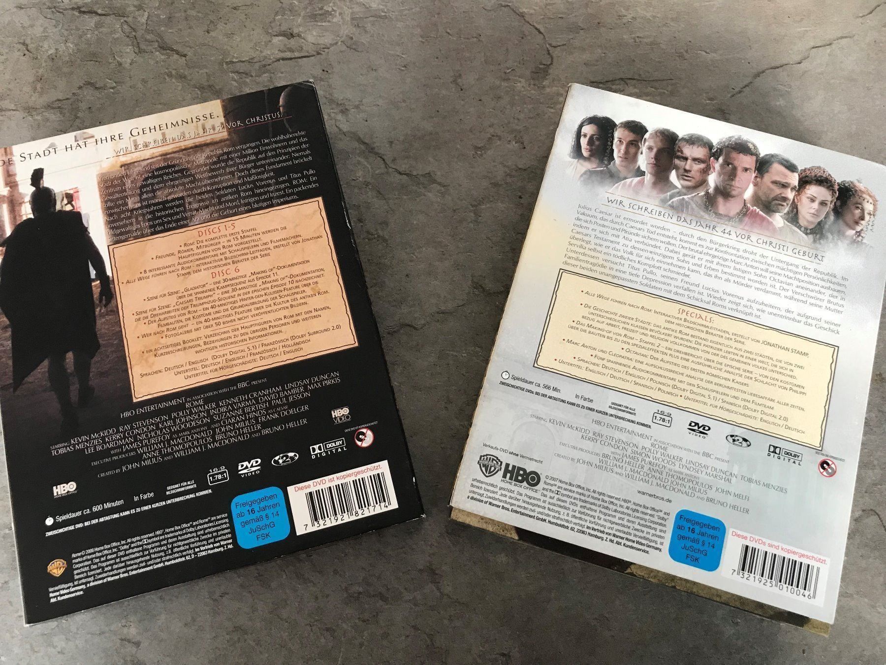 Tutti i DVDs: Rom I & 2 Staffel 99 Stunden Spieldauer – Nuovo (secondo la descrizione) da Arisdorf venduto da comestibles 1