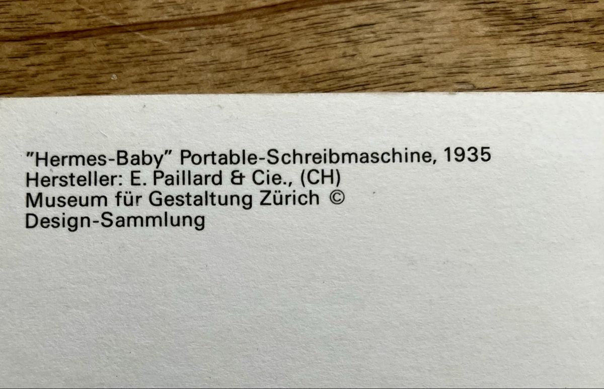 Ansichtskarten: AK Hermes-Baby – Neu (gemäss Beschreibung) aus Buchs AG von Allerleis 1