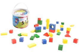 Boite de 50 cubes en bois montessori