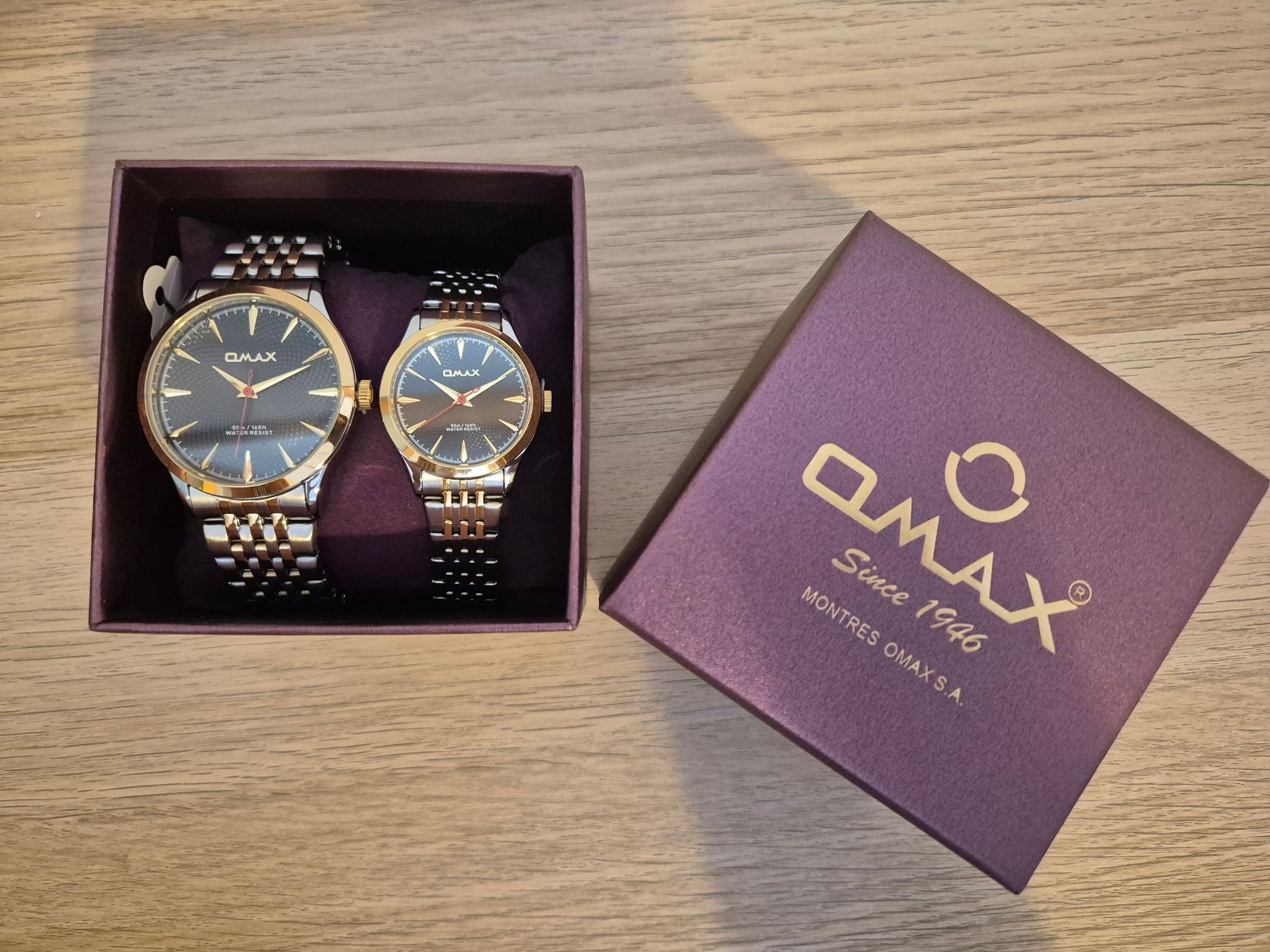 Montres: OMAX Partneruhrenset bicolor / schwarz – Neuf avec emballage d'origine à Zürich par zah_967f 1