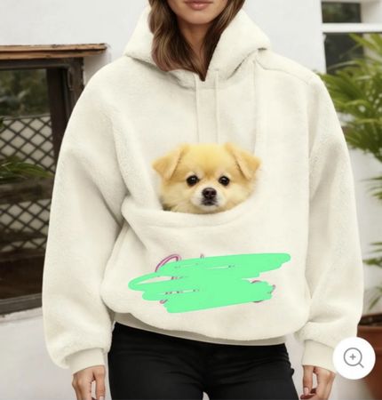 hoddie zum hund reinstecken neu gr.s
