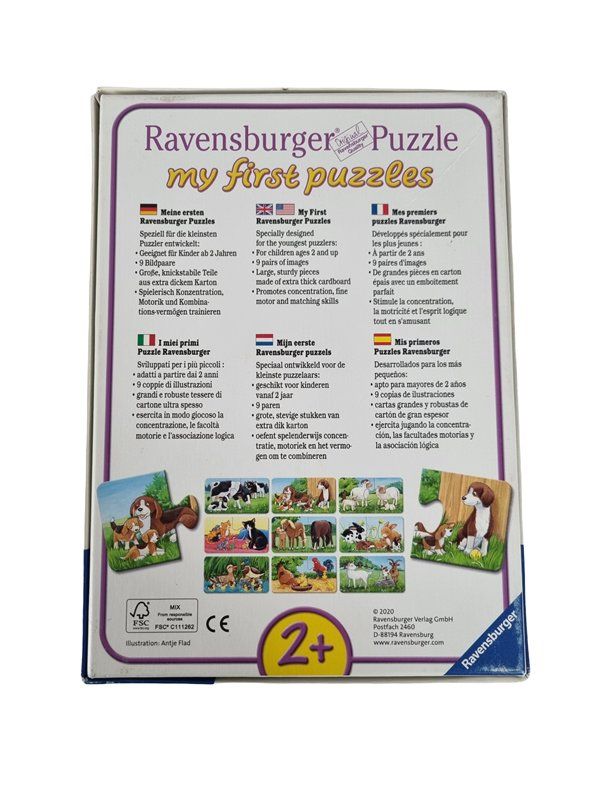 Ravensburger Puzzles: RAVENSBURGER My first Puzzles Tiere – Gebraucht aus Wangen b. Olten von Restwert_Wangen 1