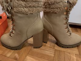 Anna Field Winterstiefel Beige 40 Neu Top Zustand! (5
