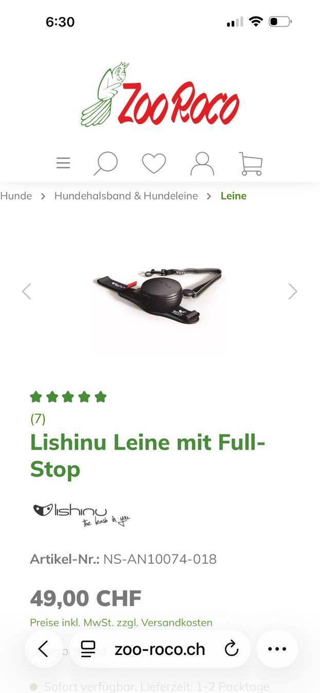 Guinzagli & Collari: Hunde oder Katzenleine Lishinu.com – Nuovo (secondo la descrizione) da Zumikon venduto da calibru