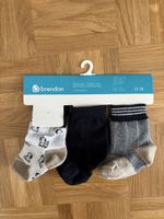 Neue Baby-Socken Gr. 15–18, 3 Paar