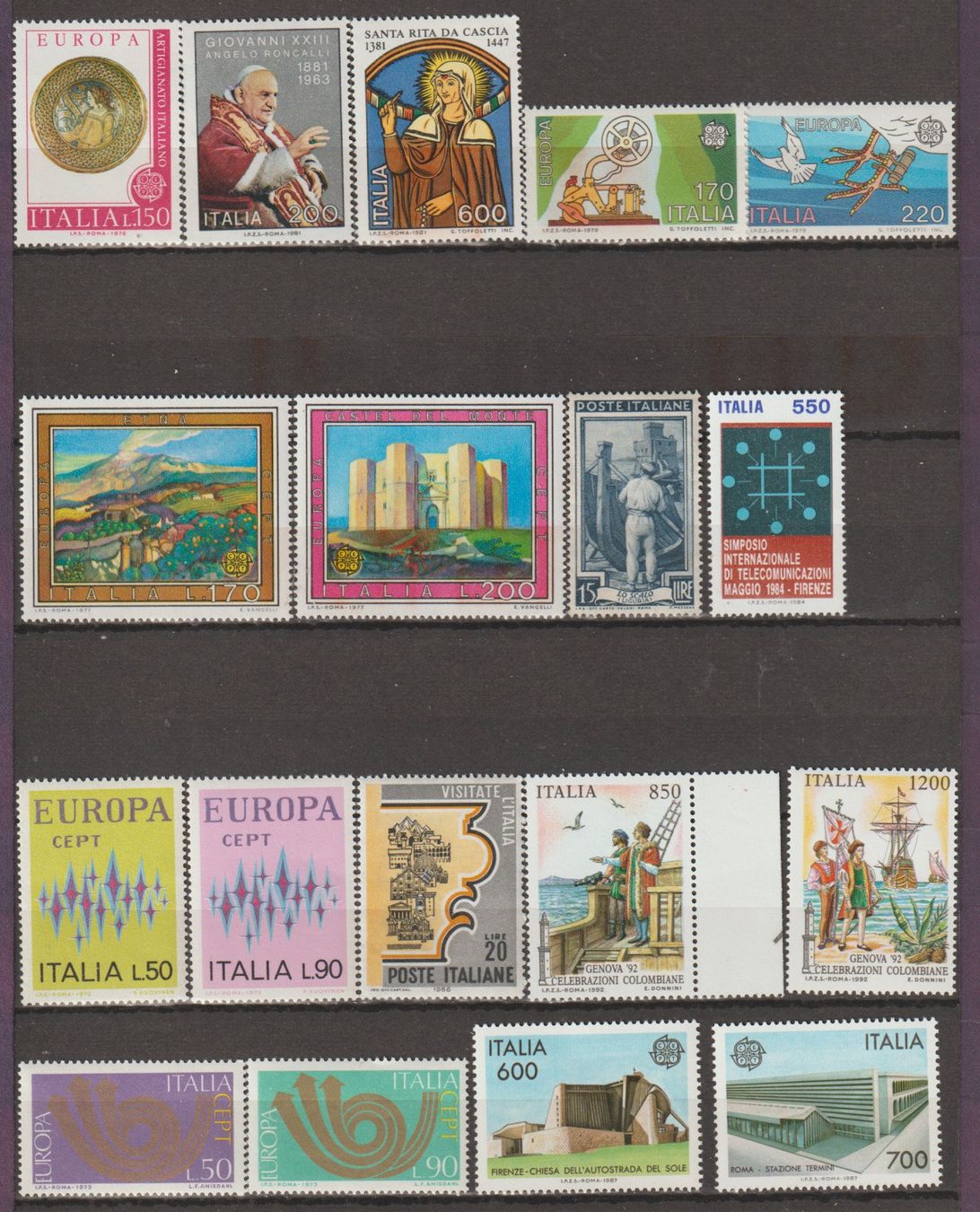Tous les timbres: Italie – Neuf avec emballage d'origine à Crans-Montana par kira56