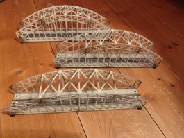 3er-Set Märklin H0 Blech-Bogenbrücken (Art. 7163)