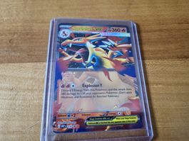 Pokemon Karte Mega Glurak Y EX in Schutzhülle guter Zustand