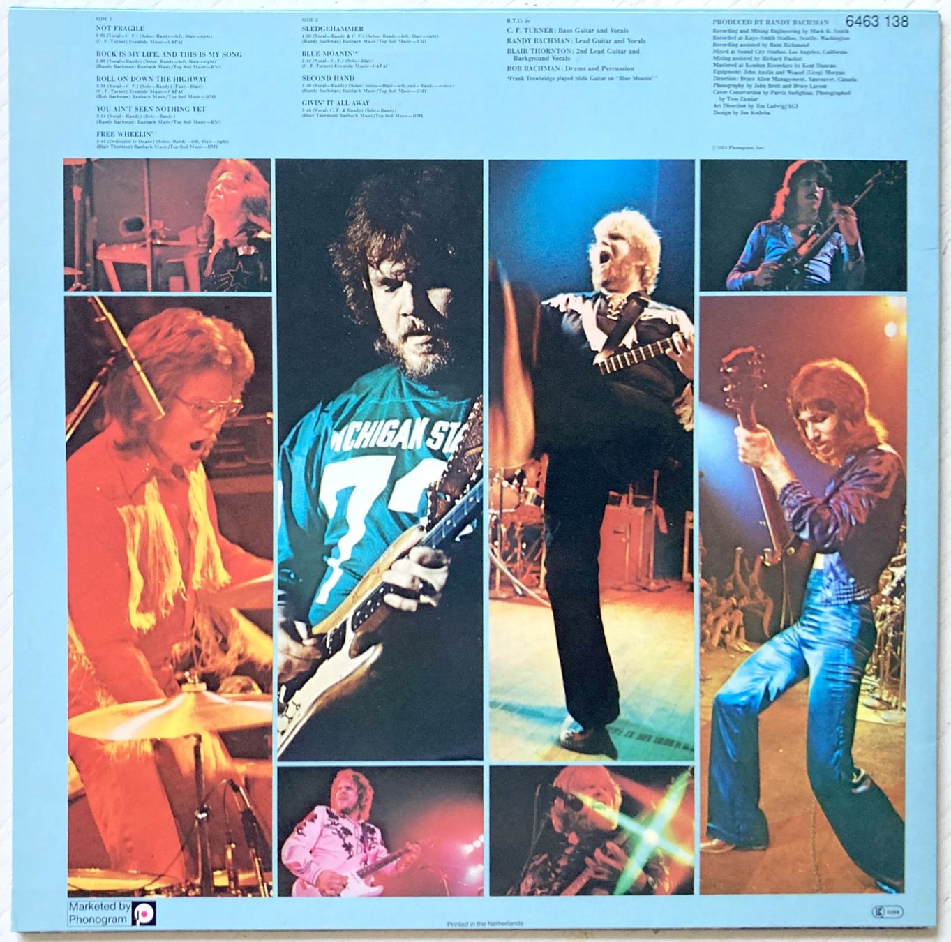 Dischi in vinile: BACHMAN-TURNER OVERDRIVE - NOT FRAGILE – Usato da Bottens venduto da hotter-than-hell 1