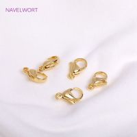 Karabinerverschluss 12 mm – Farbe 18K Gold (6 Stück) neu