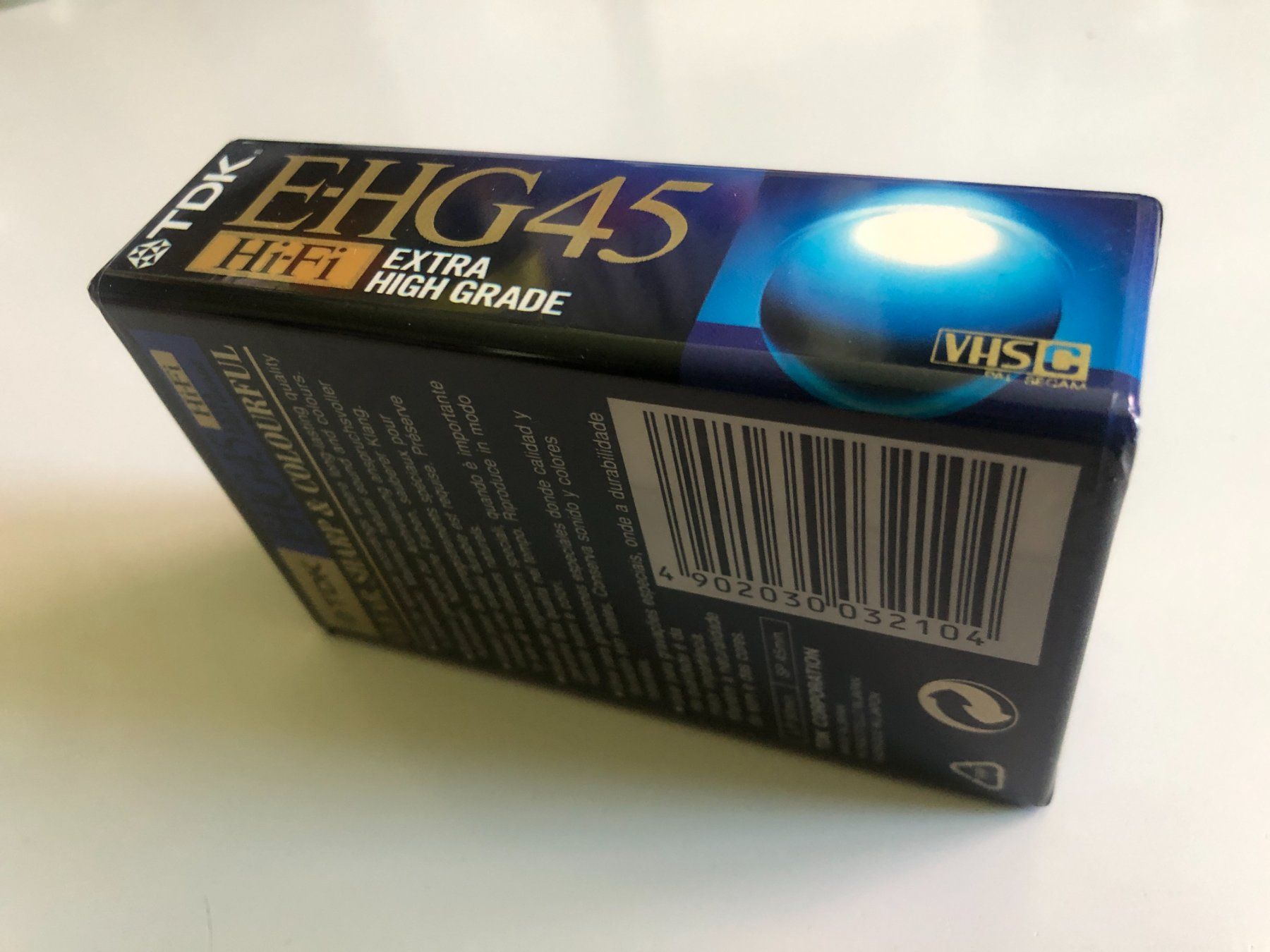 Cassette vuote: TDK VHS C Video Kassette  EHG45 orginalverpackt – Nuovo e nell'imballaggio originale da Zürich venduto da Tivoli2 4