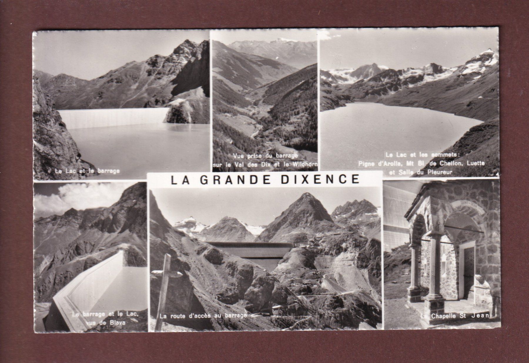 Cartoline postali: La GRANDE DIXENCE - 6 images – Usato da Pully venduto da nicecards-shop