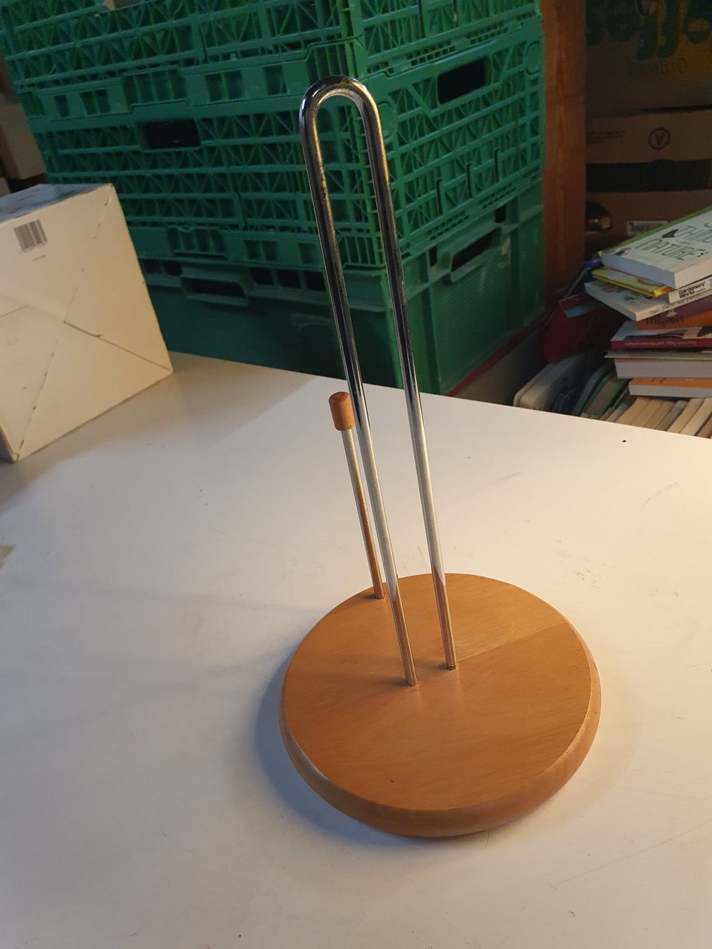 Ikea Altro per la casa: Haushaltspapierhalter Holz Chromstahl – Usato da Zürich venduto da loosebone 3