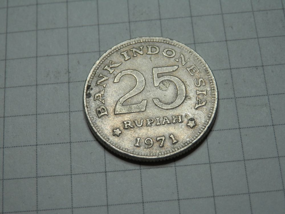 Indonesien 25 Rupiah, 1971 (Gebraucht) in Weiach für CHF 1 – mit ...