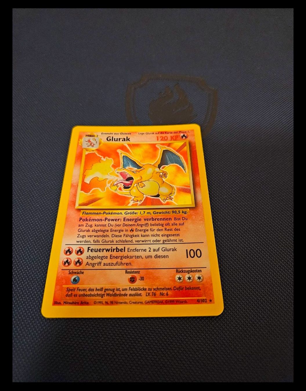 Cartoline: charizard/glurak/dracaufeu base set pokemon card – Usato da Bern venduto da Tihawk 3