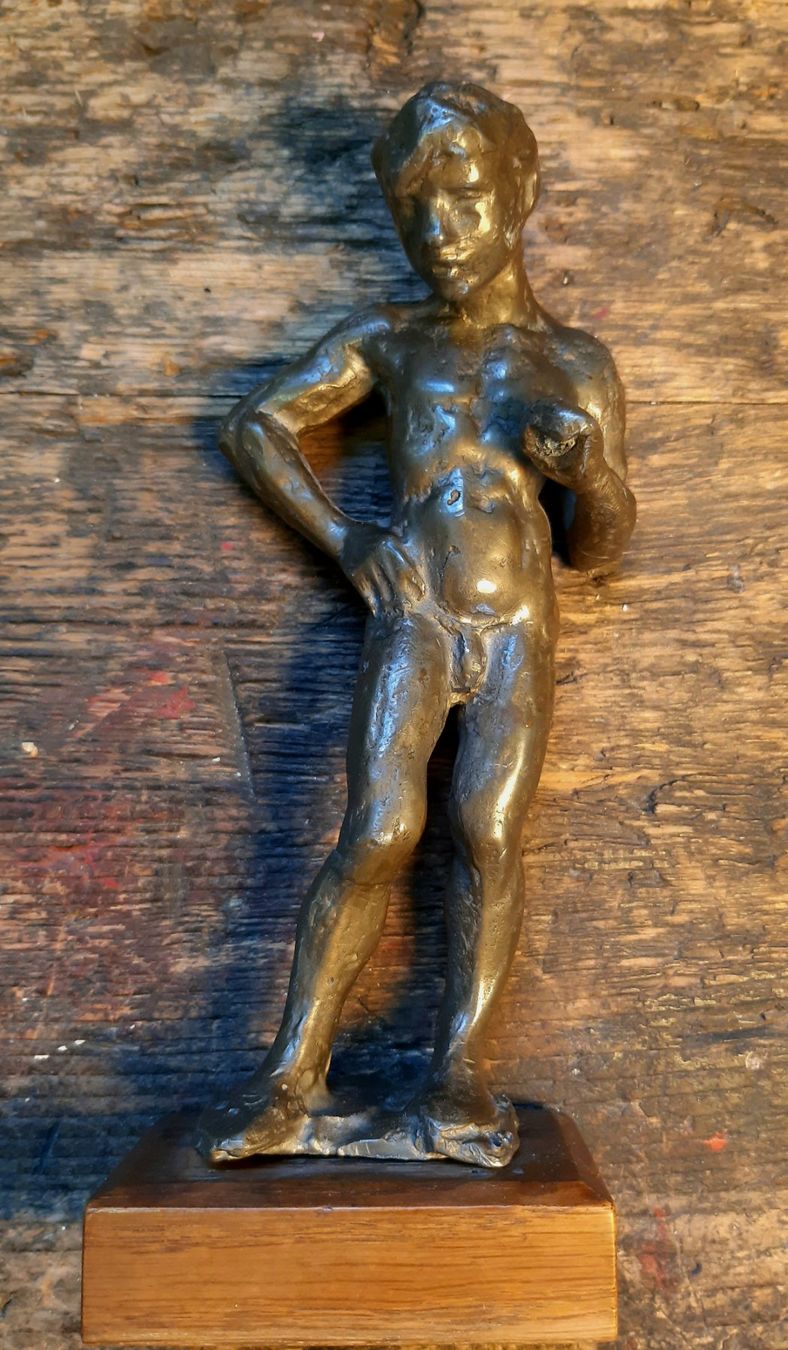 Sculptures & Statues: Blei Skulptur monogrammiert – D'occasion à Arbon par torso444 4