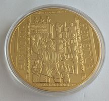 Vergoldete Münze 110 Gramm - Schlacht bei Marignano