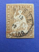 5 Rp.Strubel Nr.22B/SH 22B1, Rundstempel BASEL - SBK: 260.-.