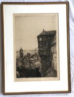 Georg Jahn (1869-1940) - Radierung - Stadtansicht