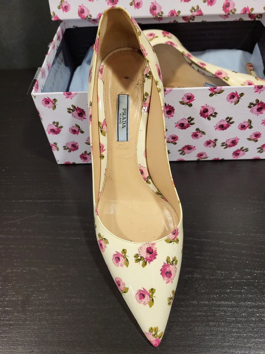 Scarpe da donna: PRADA Pumps mit Rosenmuster Originalverpackung – Nuovo (secondo la descrizione) da Locarno venduto da ernsthofmann 6