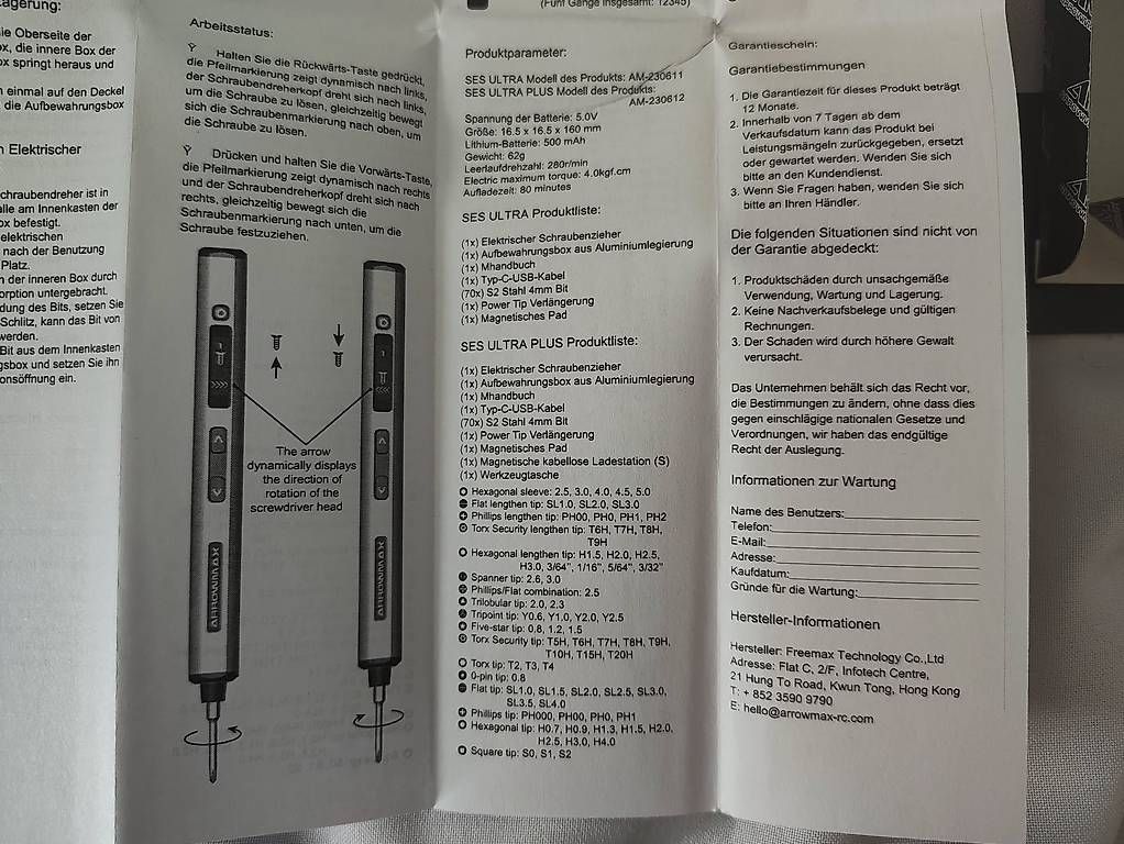 Alle Werkzeuge: Elektrisches Schraubendreher Set, 70 teilig – Neu und originalverpackt aus St.Gallen von becks0815 3