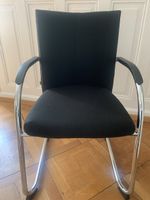 Freischwinger Stühle von Klöber, Top Zustand, Schwarz!