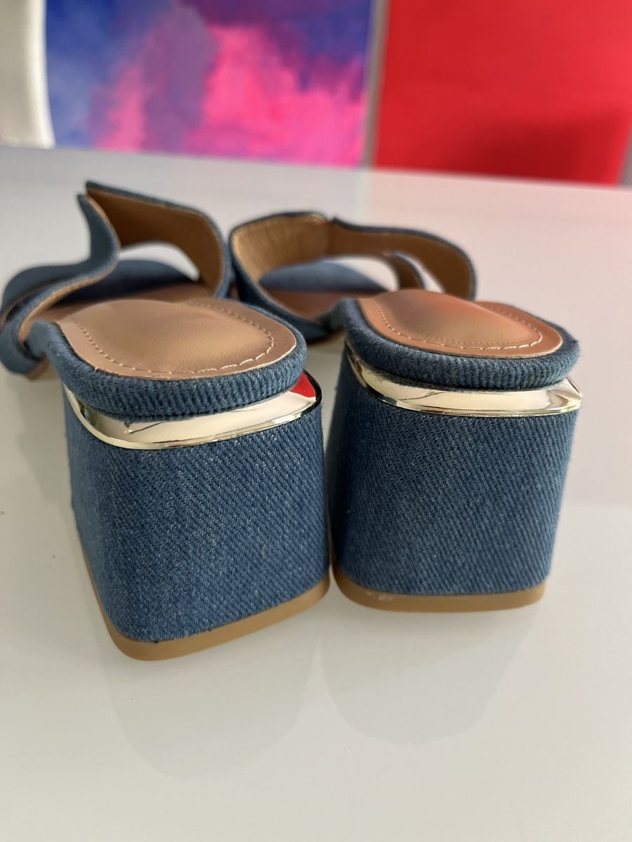 Damenschuhe: Sandaletten Jeans Grösse 39 Blockabsatz  – Neu und originalverpackt aus Füllinsdorf von Bambu2007 1