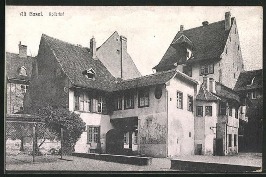 Cartoline postali: Basel, Rollerhof um 1910 – Usato da Frauenfeld venduto da POML