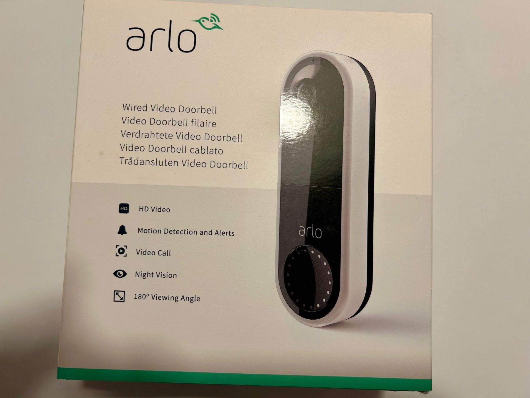 Arlo Videocamere: arlo - Wired Video Doorbell - Neu – Nuovo e nell'imballaggio originale da Küsnacht ZH venduto da Sylvia.Nadig