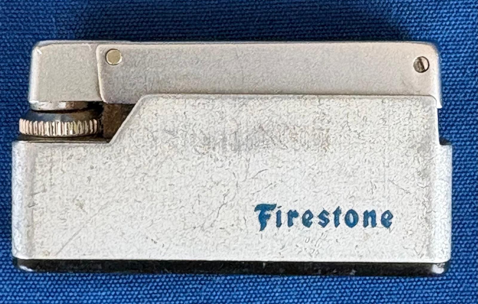 Feuerzeuge: VINTAGE FEUERZEUG FIRESTONE – Defekt aus Ostermundigen von Wyatt-Earp