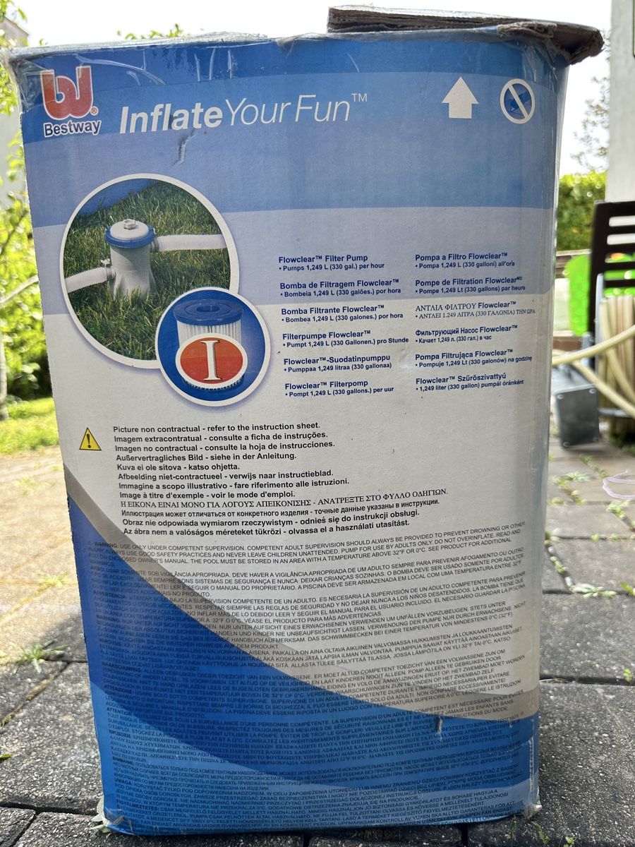 Bestway Piscine: Bestway Pool with filtration pump system 244x 66cm – Nuovo (secondo la descrizione) da Wettingen venduto da Violete01 6