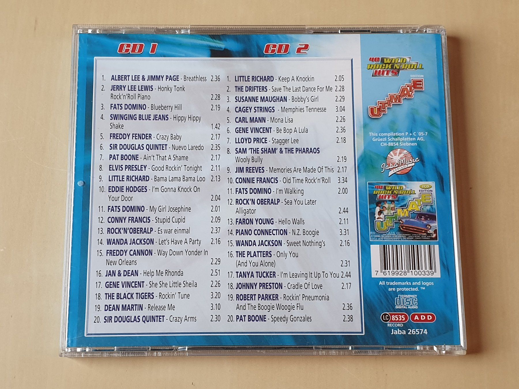 CDs: 40 Wild Rock n Roll Hits – D'occasion à Stansstad par collectorsshop 1