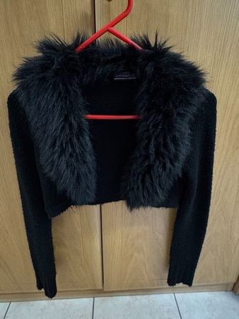 Cardigan nero Yvonne Catterfled Vintage