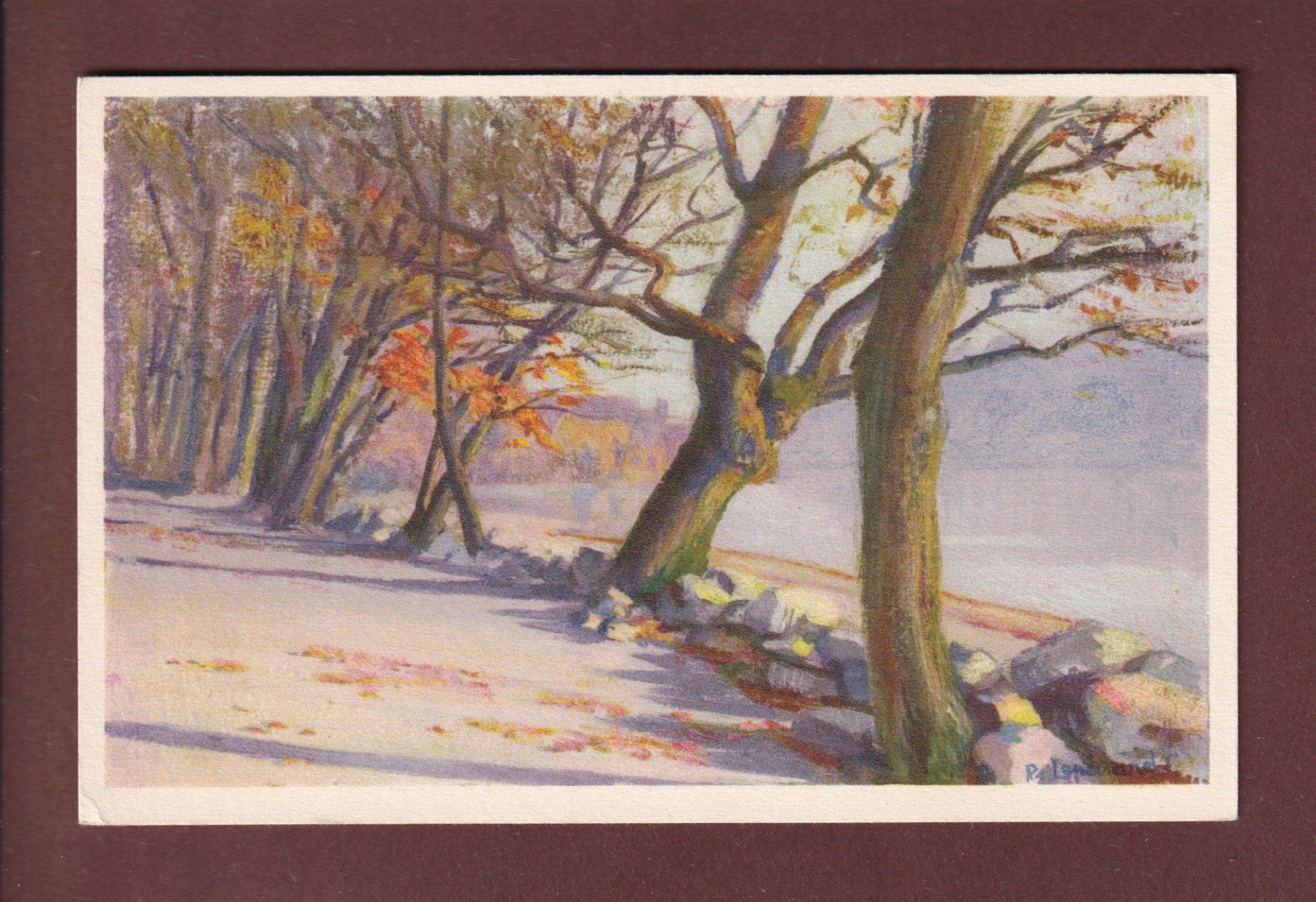 Cartes postales: LAUSANNE - Ouchy - Fin d'automne – D'occasion à Pully par nicecards