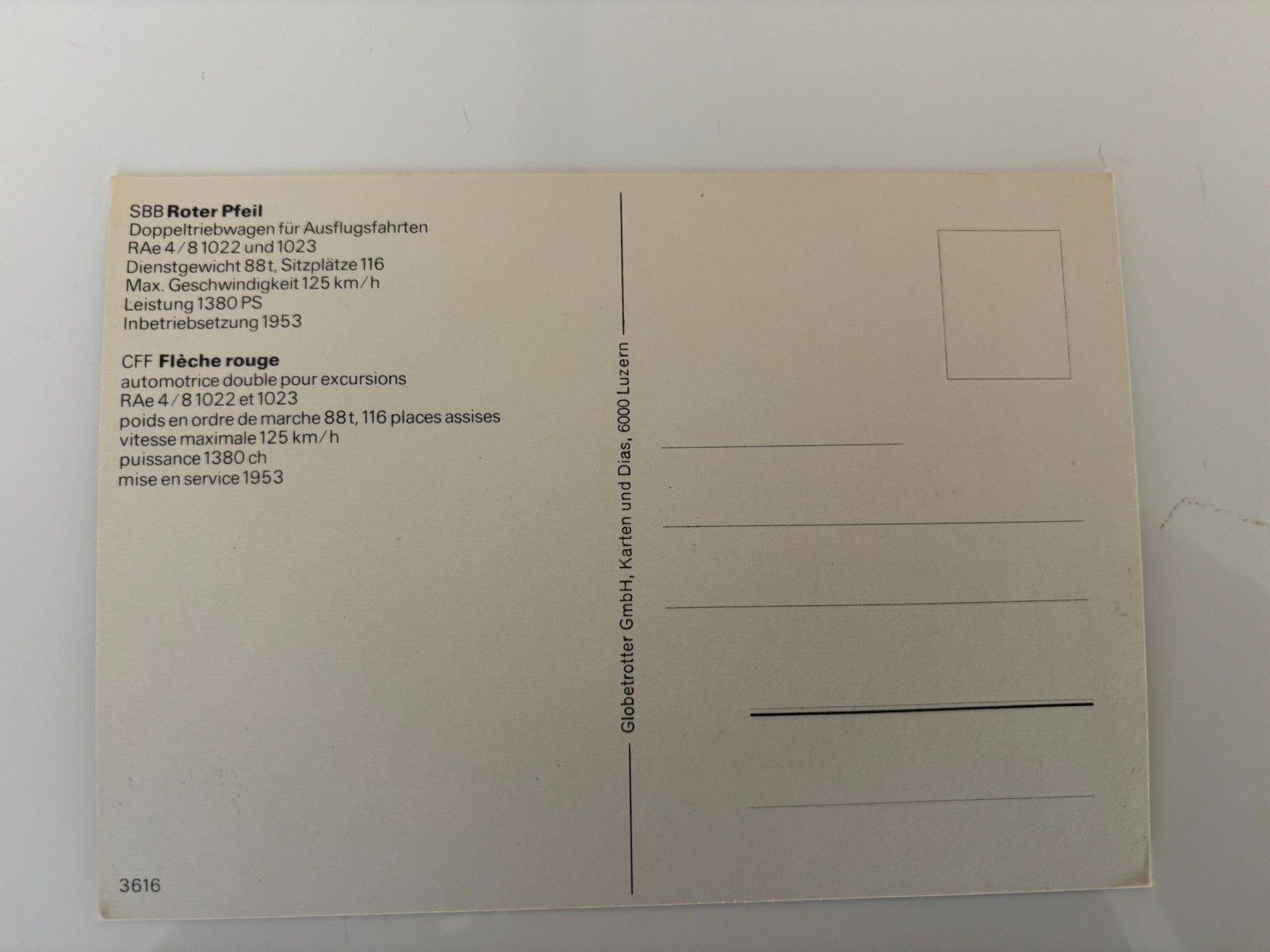 Cartes postales: SBB Roter Pfeil – D'occasion à Einsiedeln par maerkli58 1