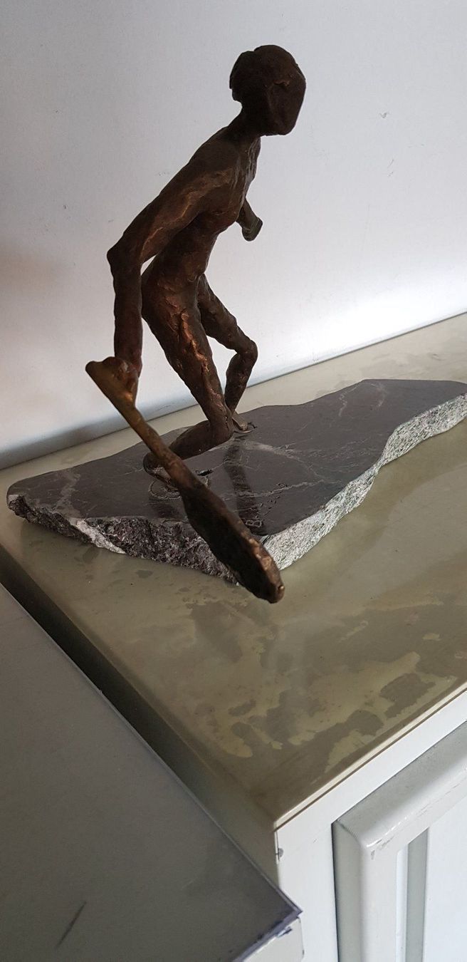 Sculture & Statue: Bronce Tennis-Skulptur – Usato da Schaffhausen venduto da beny06 1