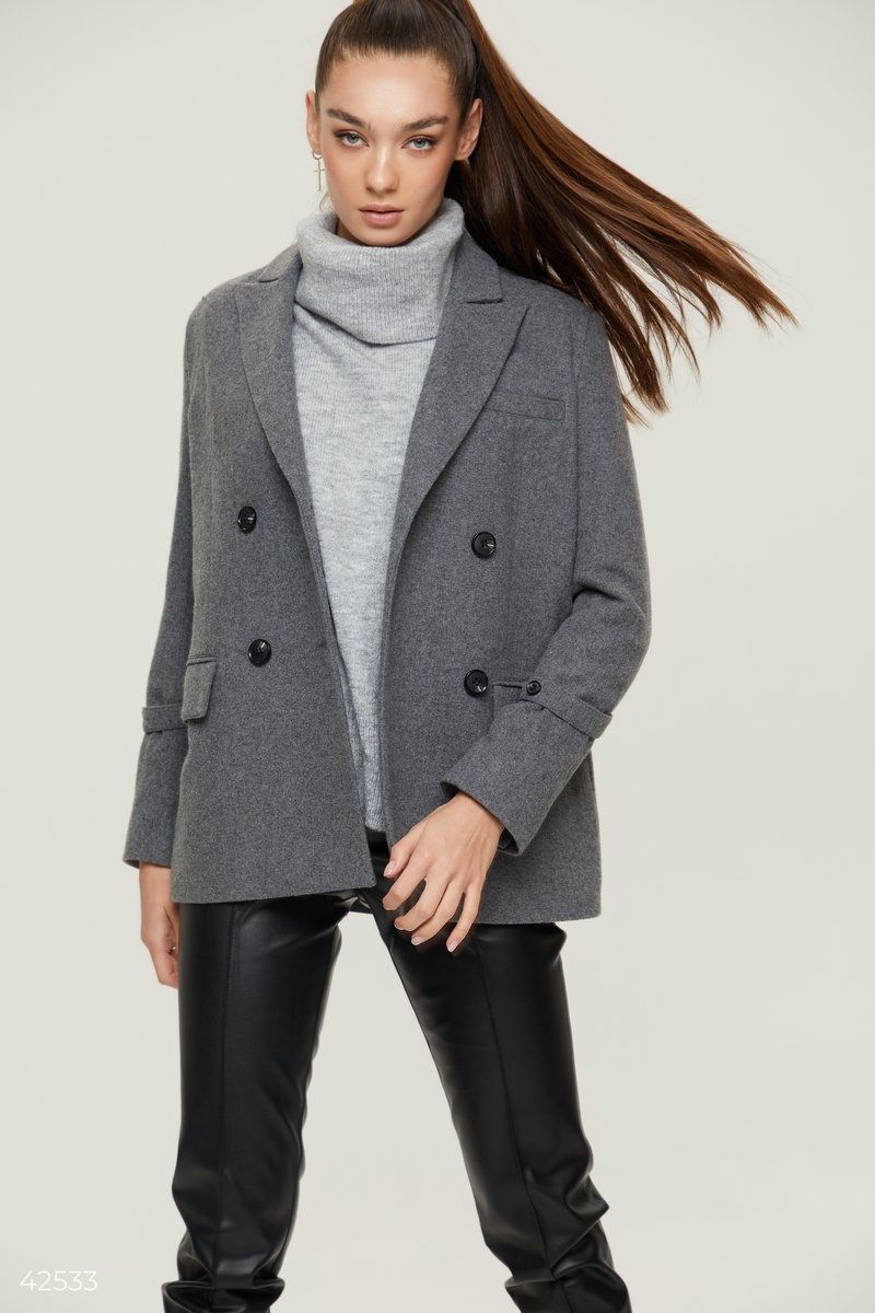 Giacche: Grey Wool Jacket Size: S NEW – Nuovo e nell'imballaggio originale da Zürich venduto da Ms.Me-Fashion 6