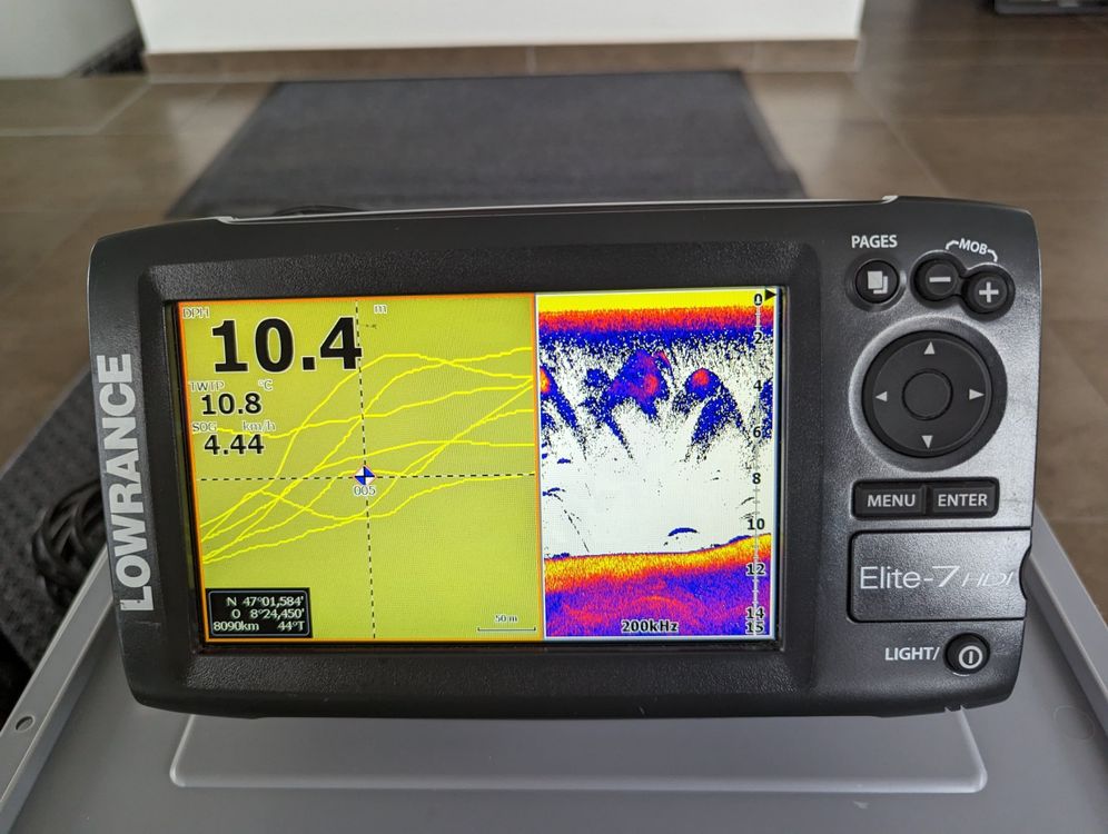 Echolot Lowrance Elite 7HDI + Box + Geberstange | Kaufen auf Ricardo