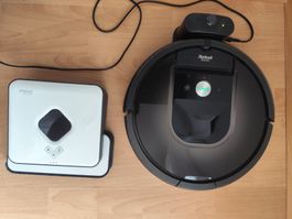 iRobot Roomba Saugroboter + Wischroboter, WLAN, Top Zustand