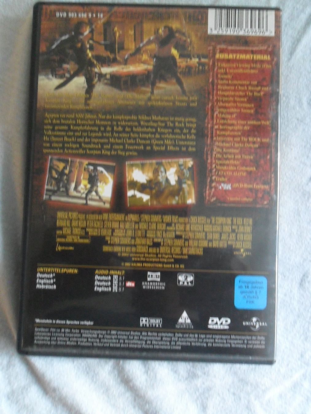 Tutti i DVDs: The Scorpion King – Usato da Dübendorf venduto da Mobu4 1