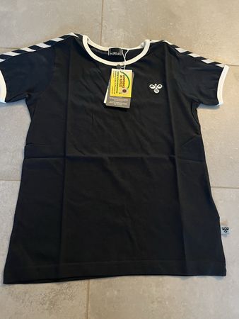 Neu!! Hummel T-Shirt Schwarz Gr.122 Sommer Top Zustand