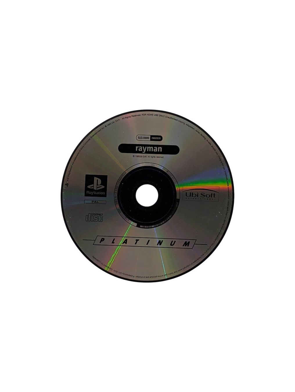 Sony Giochi: Rayman Sony PlayStation 1 Nur CD – Usato da Domat/Ems venduto da IsseldorsShop