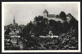 AK Burgdorf, Ortspartie mit Kirche