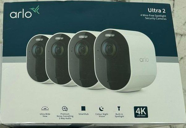 Arlo Videocamere: Arlo Ultra 2 / 4K UHD Security Camera, in Originalverpackung – Usato da Zuchwil venduto da Beppe_25.3