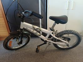 Kinderfahrrad weiss Babalu 16 Zoll