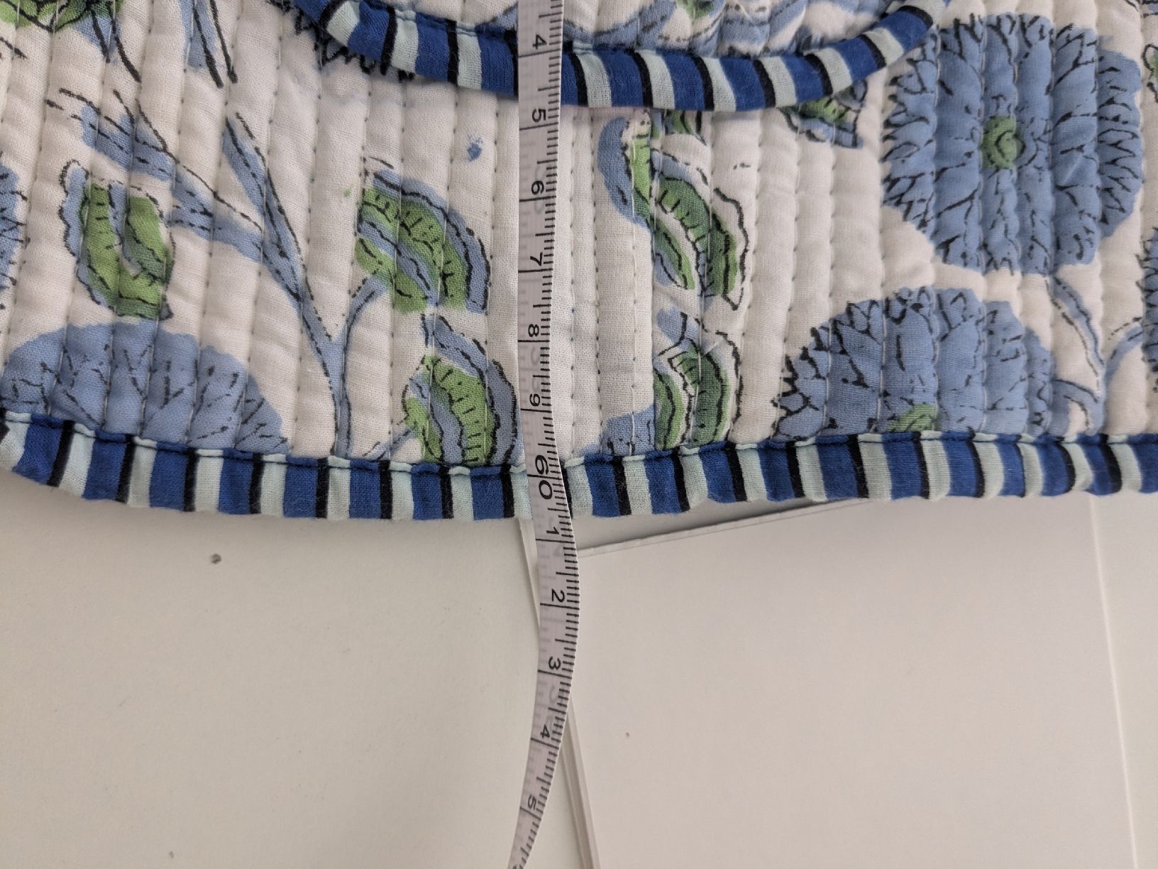 Giacche: Steppjacke Blumenmuster blau Grösse 36  – Usato da Rorschach venduto da olg_5qq2 2